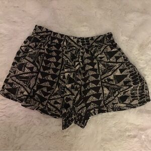 Mossimo Supply Co. High Waist Black and White Shorts